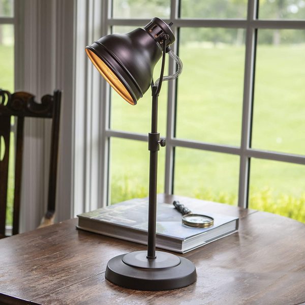 Desk Task Table Lamp with Adjustable Shade - Image 2